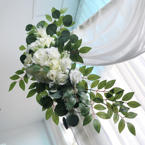 2 Piezas De Flores Decorativas De Arco De Boda Flores