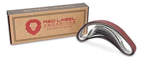 Red Label Abrasives 1/2 X 12 Pulgadas Grano Fino P800/ultraf