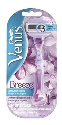 Kit Gillette Venus Breeze Afeitadora Recargable +5 Repuestos