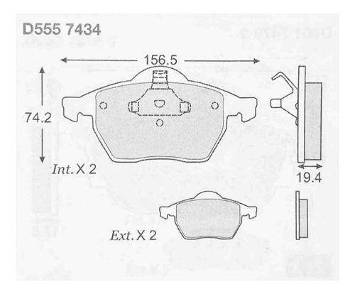 Balatas Golf Jetta Vr6 Audi A3 A4 A6 A8 Quatro Sin/sensor