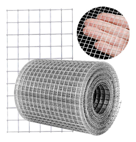 Rollo De Malla De Alambre Galvanizado De 4 Pulgadas X 2...
