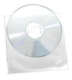 500 Fundas De Vinyl Transparente P/cd/dvd/bd