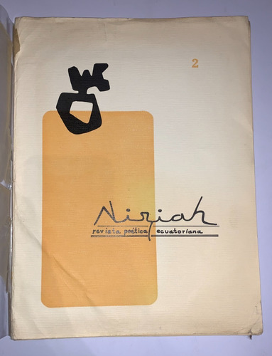 Niriah Revista Poetica Ecuatoriana 2 Manuel Arizaga 1964