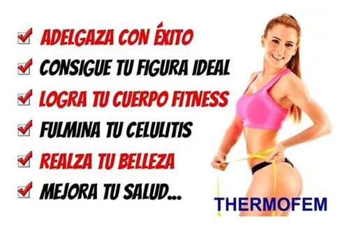 Thermofem Bajar De Peso Elimina La Grasa Bloquea El Apetito