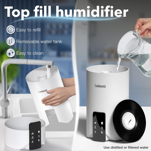 Humidificadores Dormitorio Control Inteligente Humidifi...