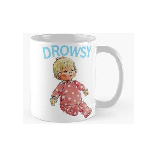 Taza Muñeca Somnolienta Calidad Premium