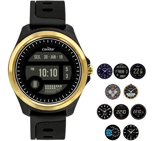 Relógio Condor Masculino Digital Dourado Cokw05caa/8d