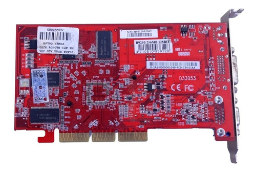 Imagem 2 de 3 de Placa De Video Radeon 9250 256mb 128bit Agp