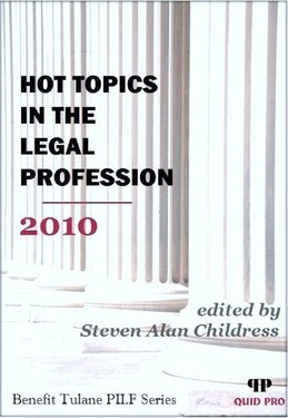 Libro Hot Topics In The Legal Profession 2010 - Steven Al...