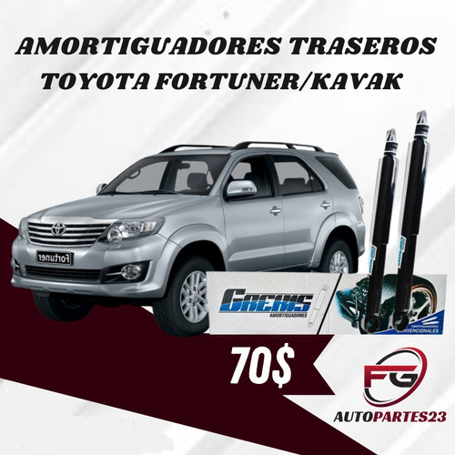 Amortiguadores Traseros De Toyota Fortuner Hilux Kavak