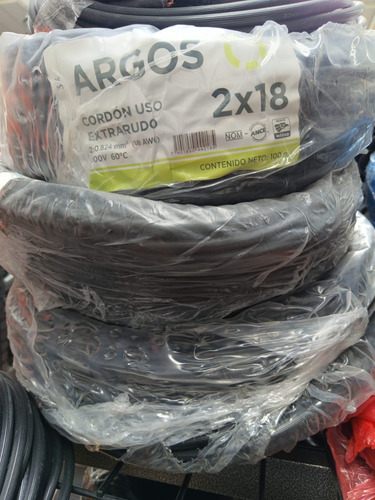 70 M. Cable Uso Extrarudo 2x18 Awg Argos