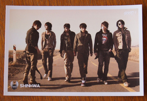 Cartão Postal Shinhwa Kpop