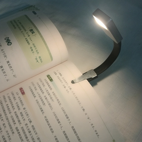 Flexible Clip En Libro Luz De Noche Para Leer Linterna Usb