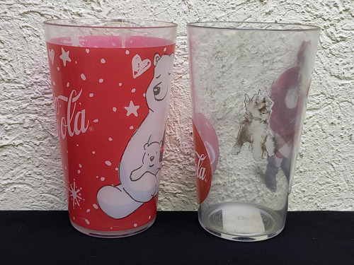 Lote Navideño Coca Cola Vaso Santa Claus Cartón Pelota 6pack (Usado)