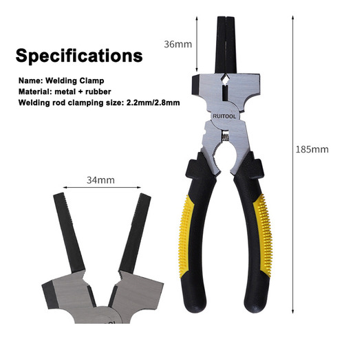 Abrazadera De Soldadura Tig Mig Multifuncional Elect Holder