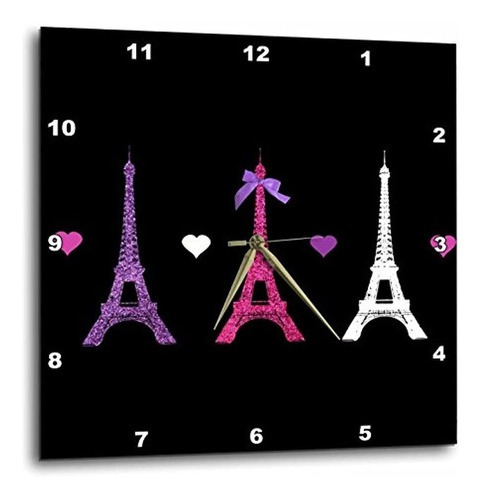 3drose Dpp_113151_2 Girly Eiffel Tower Paris Torres Love Hea
