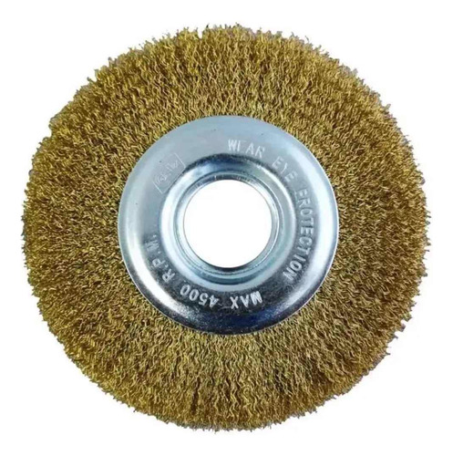 Escova De Aço Circular 6 Pol X 7/8 Pol 2 Unidades Mtx