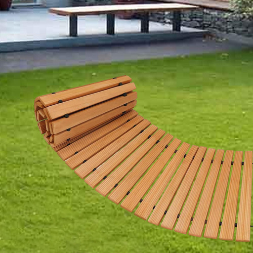 De Jardín De Madera, De Madera, Enrollable, De Patio Para