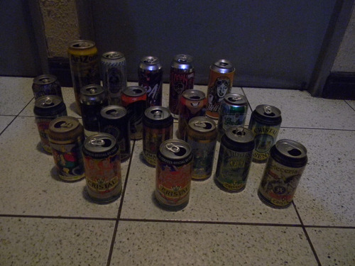 Lote Latas Vacias Cerveza Y Bebida Chilenas Y Otras