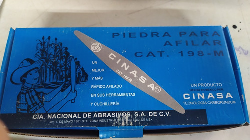 Caja De Piedras Para Afilar Cat. 198-m Cinasa