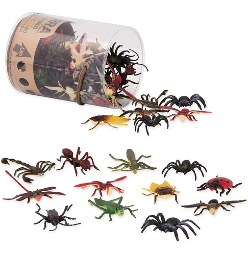 Terra By Battat Set 60 Piezas Mundo D Insectos Mini Juguetes