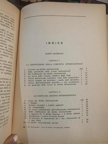 Diritto Internazionale Publico - Giuseppe Ottolenghi (Usado)