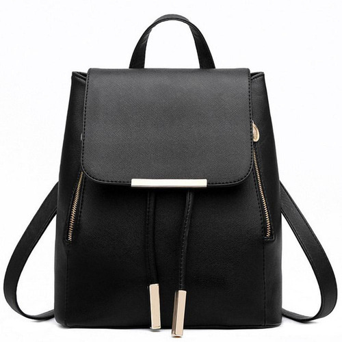 Imagen 2 de 5 de Estados Unidos Mujeres Dama Cuero Mochila Bolso Hombro Viaje