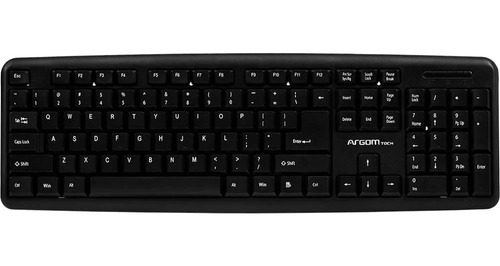 Teclado Usb Inglés Clásico Argom Tech