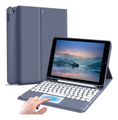Funda With Touch Keyboard For iPad Air 5 2022/iPad Air 4 J