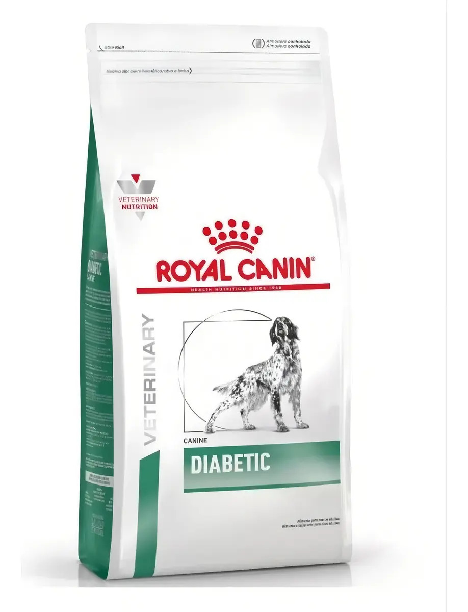 Alimento Royal Canin Veterinary Diet Dog royal canin diabetic para perro adulto todos los tamaños sabor pollo