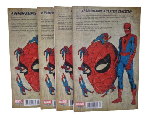 Hq Coleção Histórica Marvel O Homem Aranha Volumes 1 Ao 4 + Box Panini (Usado)