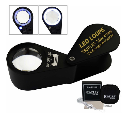 Lupa Para Joyeria Portatil C/ Led Danoplus Kib-248