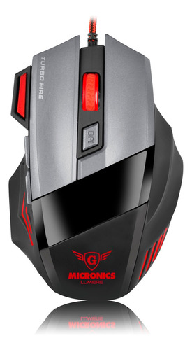 Mouse Gamer Micronics Lumiere (7 Botones) M811 Usb