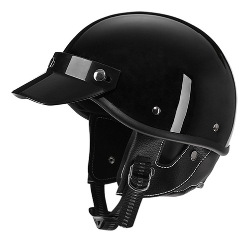 Casco Moto Vintage Half Face Ciclista Motocicleta