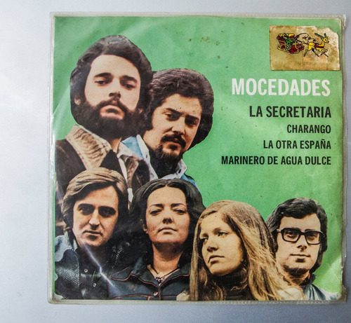  Disco Acetato 45 Rpm: Mocedades - La Secretaria