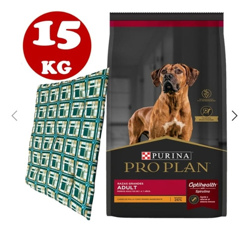 Pro Plan Adulto Raza Grande 15kg+ Envios