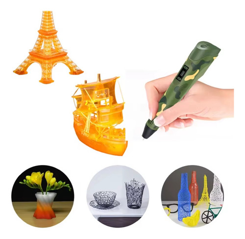 Lápiz Impresora 3d + Pack De 3 Filamentos