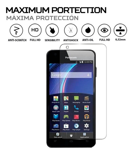 Protector Mica Pantalla Para Wolder Wiam 46 Lite