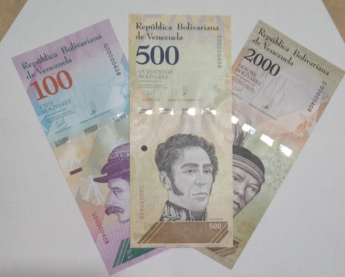 Billetes Venezolanos Tres Dígitos La Misma Serie 408