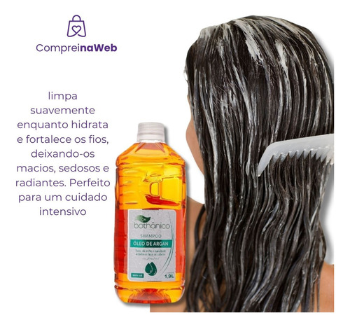 Shampoo Tok Bothânico 1900ml Óleo De Argan