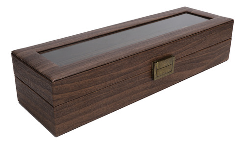 Soporte Portátil De Madera Para Guardar Joyas Con 6 Rejillas