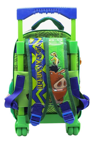 Mochila Cresko carro de viaje color Verde Liso 7.26L