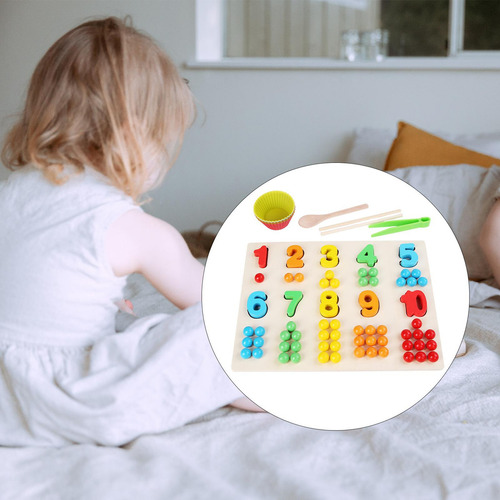 General Juego De Cuentas De Tablero De Madera, Rompecabezas
