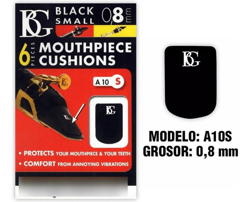 Bg A10s Protector De Boquilla Saxo O Clarinete Color Negro