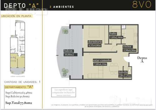 Av Alberdi 5500 Emprendimiento Pozo, 2 Amb. - Mataderos