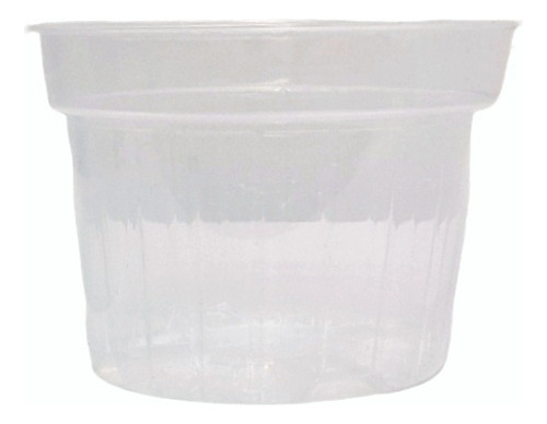 Paquete De 5 Macetas 7 Pulgadas Transparente Para Orquídea