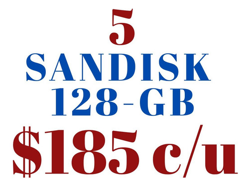 5 Sandisk Sdsqunr-128g-gn3ma U-microsdhc Uhs 100mbs C10 Adap