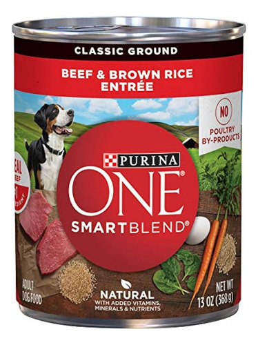 Purina One Smartblend Natural Classic Ground Entree Adult We