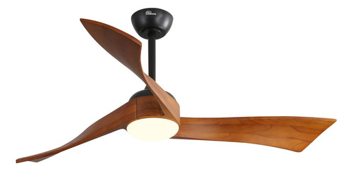 Sofucor Ventilador De Techo De Madera De 52 Pulgadas Con Luc