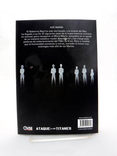 Imagen 5 de 5 de Manga, Kodansha, Attack On Titan Vol. 18 Ovni Press